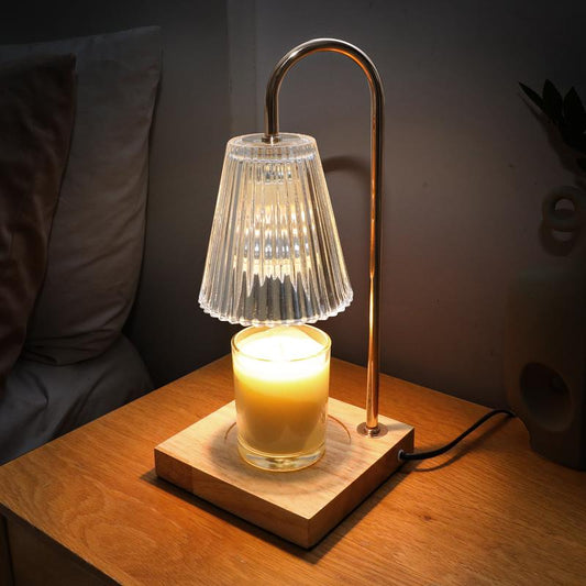 Vintage Candle Warmer Lamp - Equipped with 2 Bulbs, Dimmable, 2/4/8 Hours Timer, Home Decor, Perfect Christmas Gift, Suitable for Warming Jar Candles and Wax Melts
