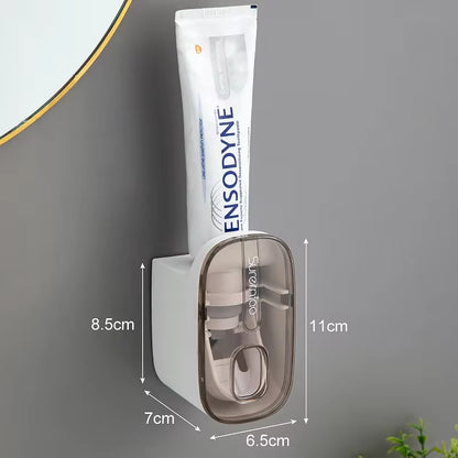 Automatic Toothpaste Dispenser - Wall-Mounted Bathroom Accessory