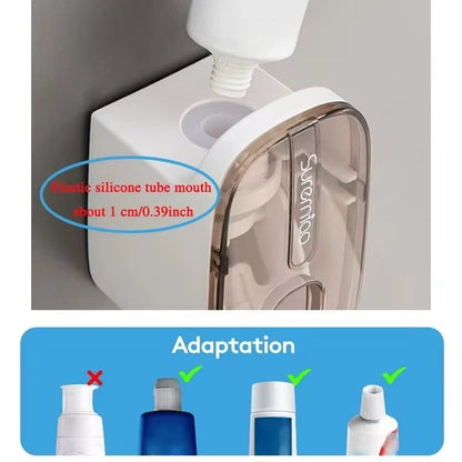 Automatic Toothpaste Dispenser - Wall-Mounted Bathroom Accessory